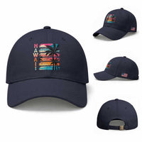 Vintage Hawaii Tropical Beach Vacation Baseball Cap