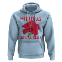 Hibiscus Flower Hoodie Aloha Hawaii Tropical Beach Vacation