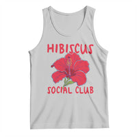 Hibiscus Flower Tank Top Aloha Hawaii Tropical Beach Vacation