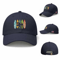 Funny Bigfoot Aloha Hawaiian Surfing Tropical Beach Surfer Baseball Cap