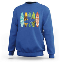 Funny Bigfoot Aloha Hawaiian Surfing Tropical Beach Surfer Sweatshirt