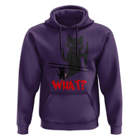 Murder Cat What Hoodie Funny Black Kitty Holding Knife Meme - Wonder Print Shop