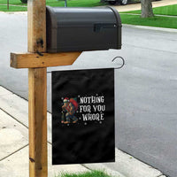 Funny Bigfoot Santa Christmas Garden Flag Nothing For You Whore Merry Squatchmas - Wonder Print Shop