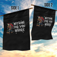 Funny Bigfoot Santa Christmas Garden Flag Nothing For You Whore Merry Squatchmas - Wonder Print Shop