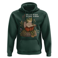 Cute Frog Reading Hoodie It Is A Good Day To Read A Book - Wonder Print Shop
