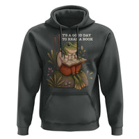 Cute Frog Reading Hoodie It Is A Good Day To Read A Book - Wonder Print Shop