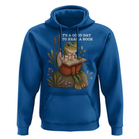 Cute Frog Reading Hoodie It Is A Good Day To Read A Book - Wonder Print Shop