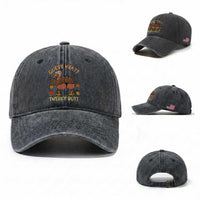 Funny Turkey Thanksgiving Washed Cotton Baseball Cap Guess What Twerky Butt