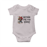Funny Bigfoot Christmas Baby Onesie Nothing For You Whore Sasquatch - Wonder Print Shop