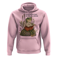 Frog Classic Books Hoodie It Is A Good Day To Read A Book - Wonder Print Shop