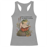 Frog Classic Books Racerback Tank Top It Is A Good Day To Read A Book - Wonder Print Shop