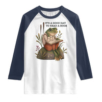 Frog Classic Books Raglan Shirt It Is A Good Day To Read A Book - Wonder Print Shop