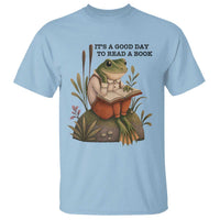 Frog Classic Books T Shirt It Is A Good Day To Read A Book - Wonder Print Shop