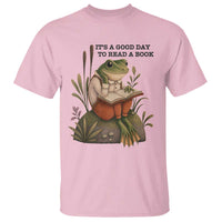 Frog Classic Books T Shirt It Is A Good Day To Read A Book - Wonder Print Shop