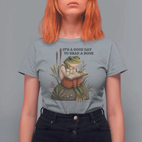 Frog Classic Books T Shirt For Women It Is A Good Day To Read A Book - Wonder Print Shop