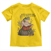 Frog Classic Books Toddler T Shirt It Is A Good Day To Read A Book - Wonder Print Shop