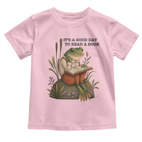 Frog Classic Books Toddler T Shirt It Is A Good Day To Read A Book - Wonder Print Shop