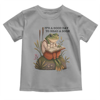 Frog Classic Books Toddler T Shirt It Is A Good Day To Read A Book - Wonder Print Shop