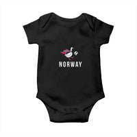 Norway Football Baby Onesie Silly Goose Soccer Fan Support