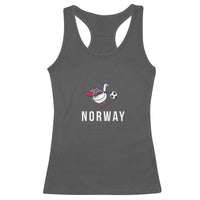 Norway Football Racerback Tank Top Silly Goose Soccer Fan Support