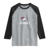 Norway Football Raglan Shirt Silly Goose Soccer Fan Support