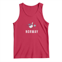 Norway Football Tank Top Silly Goose Soccer Fan Support