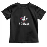 Norway Football Toddler T Shirt Silly Goose Soccer Fan Support