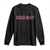 Norge Norway Norwegian Flag Long Sleeve Shirt