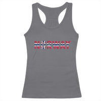 Norge Norway Norwegian Flag Racerback Tank Top