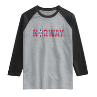 Norge Norway Norwegian Flag Raglan Shirt