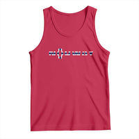 Norge Norway Norwegian Flag Tank Top
