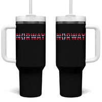 Norge Norway Norwegian Flag Tumbler With Handle