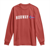Norwegian Pride Flag Norway Great Gift Long Sleeve Shirt