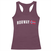 Norwegian Pride Flag Norway Great Gift Racerback Tank Top