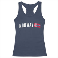 Norwegian Pride Flag Norway Great Gift Racerback Tank Top