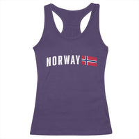 Norwegian Pride Flag Norway Great Gift Racerback Tank Top