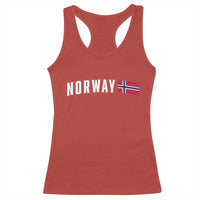 Norwegian Pride Flag Norway Great Gift Racerback Tank Top