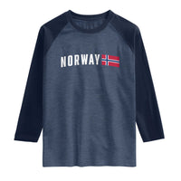 Norwegian Pride Flag Norway Great Gift Raglan Shirt