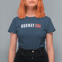Norwegian Pride Flag Norway Great Gift T Shirt For Women
