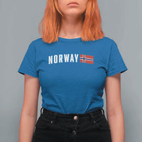 Norwegian Pride Flag Norway Great Gift T Shirt For Women