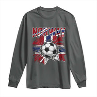Norway Soccer Fan Long Sleeve Shirt Norwegian Football Supporter Fan Gift