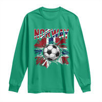Norway Soccer Fan Long Sleeve Shirt Norwegian Football Supporter Fan Gift