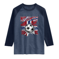 Norway Soccer Fan Raglan Shirt Norwegian Football Supporter Fan Gift