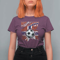 Norway Soccer Fan T Shirt For Women Norwegian Football Supporter Fan Gift