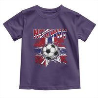 Norway Soccer Fan Toddler T Shirt Norwegian Football Supporter Fan Gift