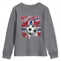 Norway Soccer Fan Youth Sweatshirt Norwegian Football Supporter Fan Gift