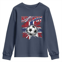 Norway Soccer Fan Youth Sweatshirt Norwegian Football Supporter Fan Gift