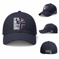 It's in My DNA Baseball Cap Norwegian Norway Map Flag Pride