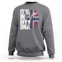 It's in My DNA Sweatshirt Norwegian Norway Map Flag Pride