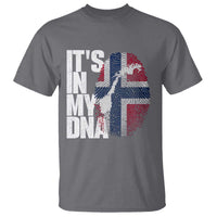 It's in My DNA T Shirt Norwegian Norway Map Flag Pride